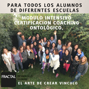 MÓDULO INTENSIVO CERTIFICACION EN COACHING ONTOLÓGICO